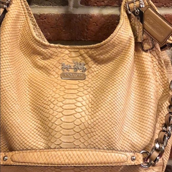 Coach Madison Python Bag - Picture 2 of 8